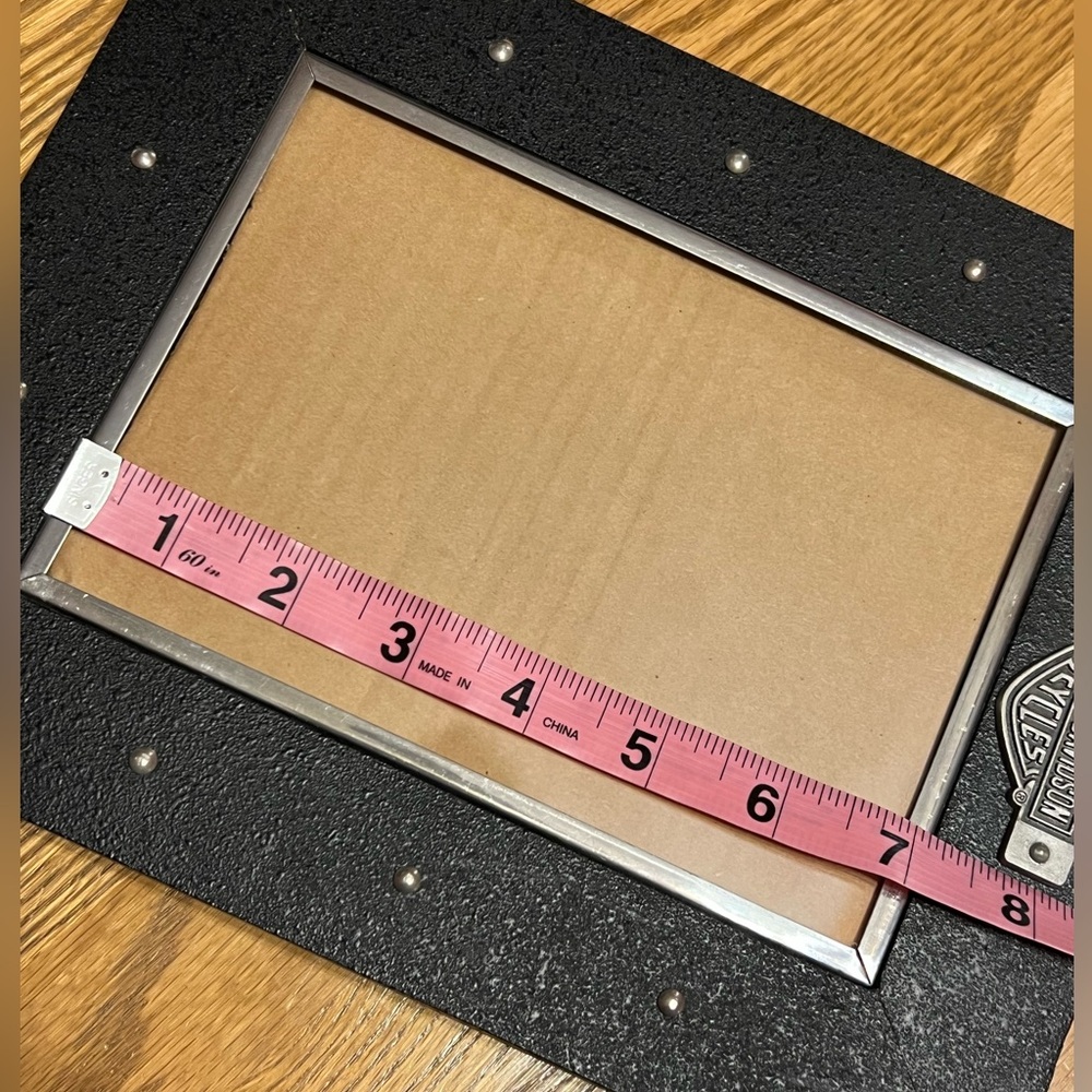 Harley-Davidson® 5 x 7 Black Resin Tabletop Photo Frame Bar & Shield Logo - Picture 9 of 12